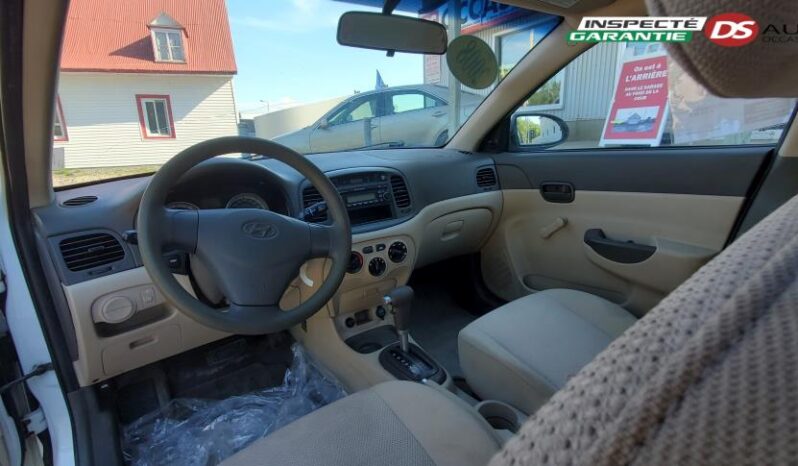 2008 HYUNDAI ACCENT L AUTOMATIQUE GARANTIE INSPECTÉE complet